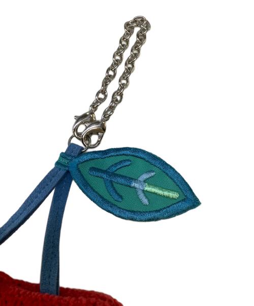 LOVERARY by FEILER（ラブラリー バイ フェイラー）LOVERARY by FEILER (ラブラリー バイ フェイラー) チェリー型ポーチ レッドの古着・服飾アイテム