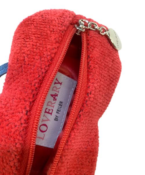 LOVERARY by FEILER（ラブラリー バイ フェイラー）LOVERARY by FEILER (ラブラリー バイ フェイラー) チェリー型ポーチ レッドの古着・服飾アイテム
