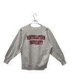 Champion REVERSE WEAVEチャンピオン リバース ウィーブ）の古着「クルーネックスウェット」｜グレー