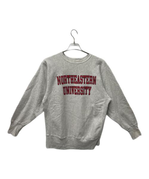 Champion REVERSE WEAVE（チャンピオン リバース ウィーブ）Champion REVERSE WEAVE (チャンピオン リバース ウィーブ) クルーネックスウェット グレー サイズ:Lの古着・服飾アイテム