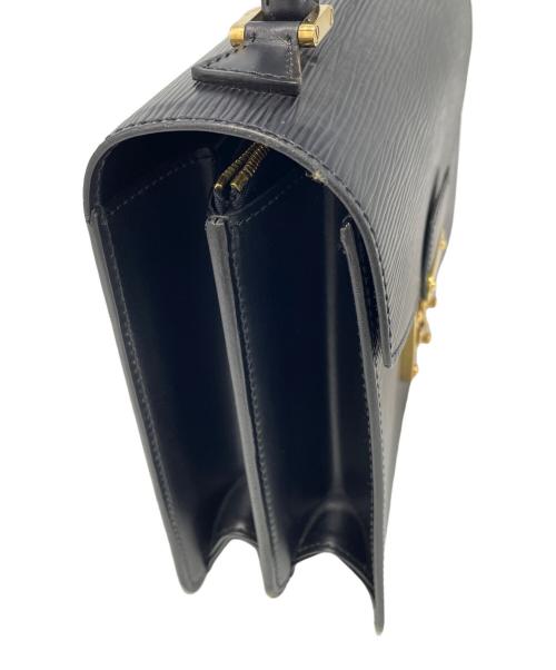 LOUIS VUITTON（ルイ ヴィトン）LOUIS VUITTON (ルイ ヴィトン) コンコルドハンドバッグ ブラックの古着・服飾アイテム