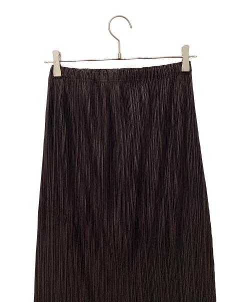 PLEATS PLEASE（プリーツプリーズ）PLEATS PLEASE (プリーツプリーズ) プリーツスカート ブラウン サイズ:2の古着・服飾アイテム