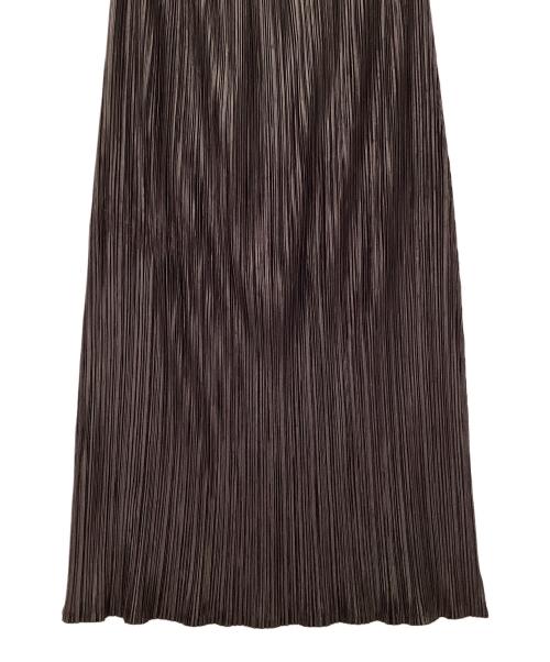 PLEATS PLEASE（プリーツプリーズ）PLEATS PLEASE (プリーツプリーズ) プリーツスカート ブラウン サイズ:2の古着・服飾アイテム