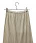 中古・古着 PLEATS PLEASE (プリーツプリーズ) 膝丈プリーツスカート アイボリー サイズ:3：8000円