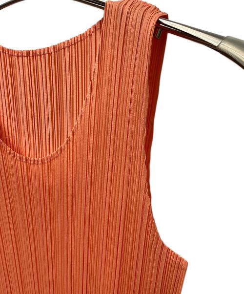 PLEATS PLEASE（プリーツプリーズ）PLEATS PLEASE (プリーツプリーズ) ノースリーブカットソー ピンク サイズ:Mの古着・服飾アイテム