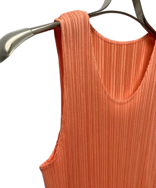 PLEATS PLEASE（プリーツプリーズ）PLEATS PLEASE (プリーツプリーズ) ノースリーブカットソー ピンク サイズ:Mの古着・服飾アイテム