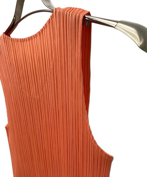 PLEATS PLEASE（プリーツプリーズ）PLEATS PLEASE (プリーツプリーズ) ノースリーブカットソー ピンク サイズ:Mの古着・服飾アイテム