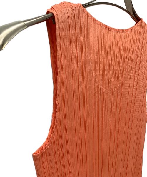 PLEATS PLEASE（プリーツプリーズ）PLEATS PLEASE (プリーツプリーズ) ノースリーブカットソー ピンク サイズ:Mの古着・服飾アイテム