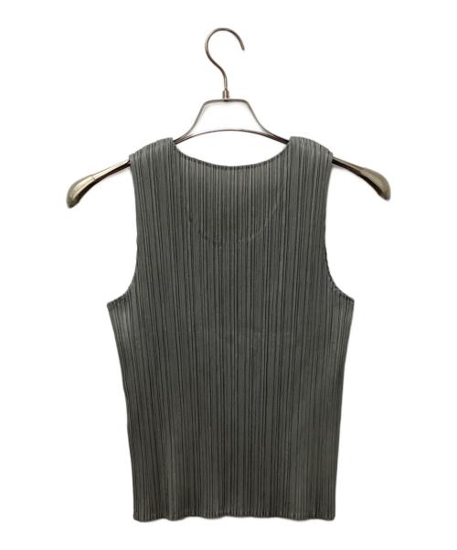 PLEATS PLEASE（プリーツプリーズ）PLEATS PLEASE (プリーツプリーズ) ノースリーブカットソー グレー サイズ:4の古着・服飾アイテム
