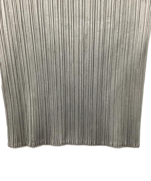 PLEATS PLEASE（プリーツプリーズ）PLEATS PLEASE (プリーツプリーズ) ノースリーブカットソー グレー サイズ:4の古着・服飾アイテム