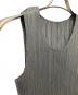 中古・古着 PLEATS PLEASE (プリーツプリーズ) ノースリーブカットソー グレー サイズ:4：8000円