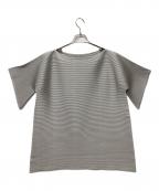 PLEATS PLEASEプリーツプリーズ）の古着「半袖カットソー」｜グレー