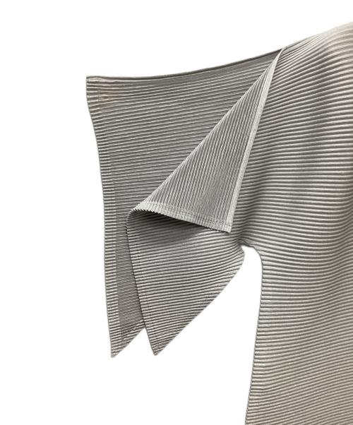 PLEATS PLEASE（プリーツプリーズ）PLEATS PLEASE (プリーツプリーズ) 半袖カットソー グレー サイズ:3の古着・服飾アイテム