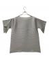 PLEATS PLEASE (プリーツプリーズ) 半袖カットソー グレー サイズ:3：10000円