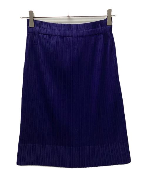 PLEATS PLEASE（プリーツプリーズ）PLEATS PLEASE (プリーツプリーズ) プリーツスカート ブルー サイズ:3の古着・服飾アイテム