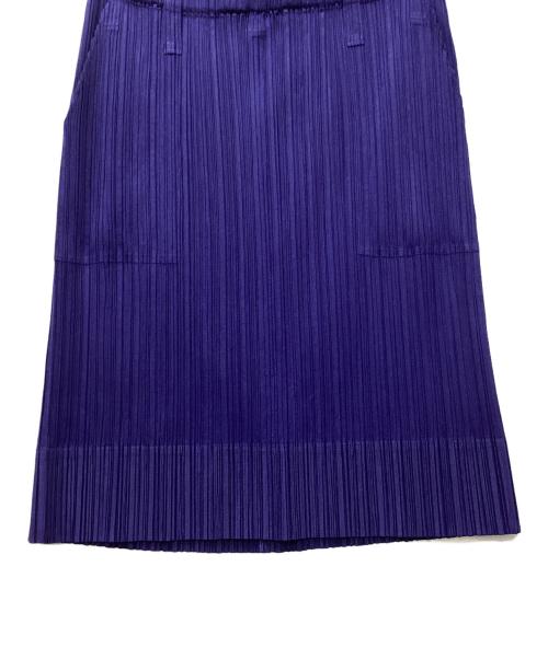 PLEATS PLEASE（プリーツプリーズ）PLEATS PLEASE (プリーツプリーズ) プリーツスカート ブルー サイズ:3の古着・服飾アイテム