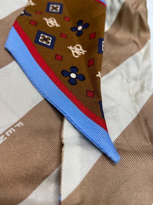 FENDI（フェンディ）FENDI (フェンディ) ハンディスカーフ ベージュ×ホワイトの古着・服飾アイテム