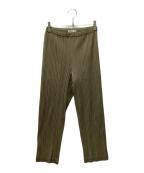 PLEATS PLEASEプリーツプリーズ）の古着「プリーツパンツ」｜ベージュ