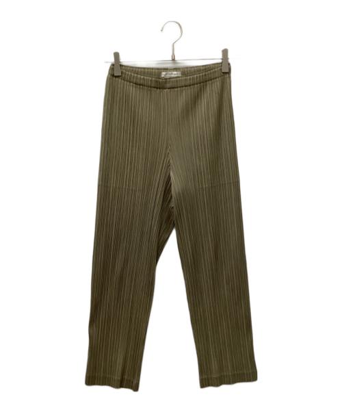 PLEATS PLEASE（プリーツプリーズ）PLEATS PLEASE (プリーツプリーズ) プリーツパンツ ベージュ サイズ:2の古着・服飾アイテム