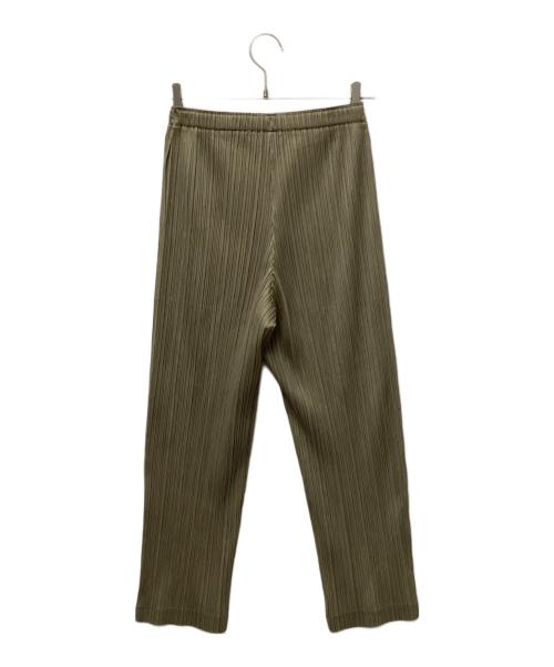 PLEATS PLEASE（プリーツプリーズ）PLEATS PLEASE (プリーツプリーズ) プリーツパンツ ベージュ サイズ:2の古着・服飾アイテム