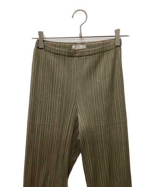 PLEATS PLEASE（プリーツプリーズ）PLEATS PLEASE (プリーツプリーズ) プリーツパンツ ベージュ サイズ:2の古着・服飾アイテム