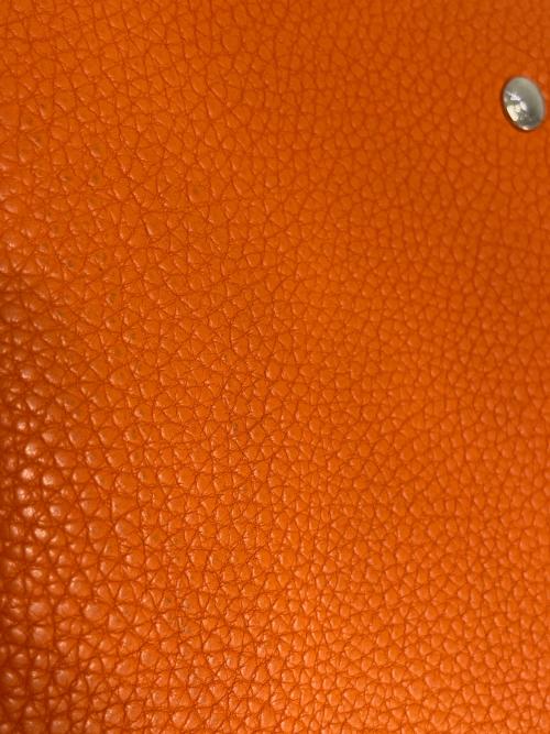 HERMES（エルメス）HERMES (エルメス) 手帳カバー オレンジの古着・服飾アイテム