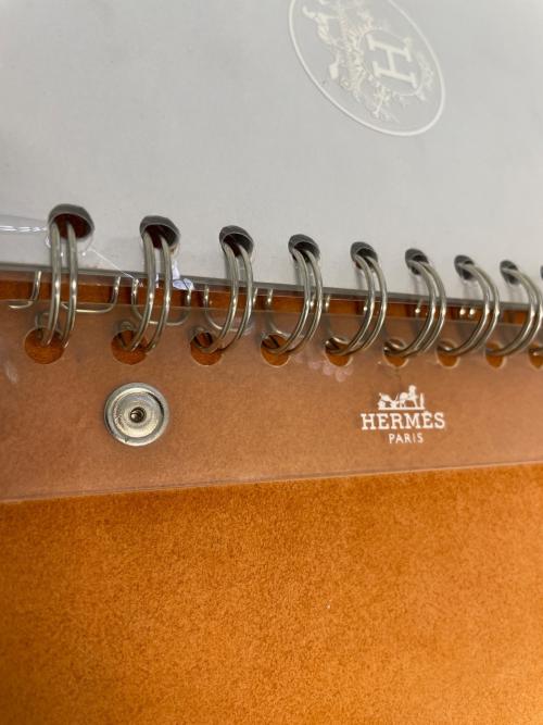 HERMES（エルメス）HERMES (エルメス) 手帳カバー オレンジの古着・服飾アイテム