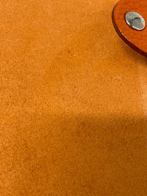 HERMES（エルメス）HERMES (エルメス) 手帳カバー オレンジの古着・服飾アイテム