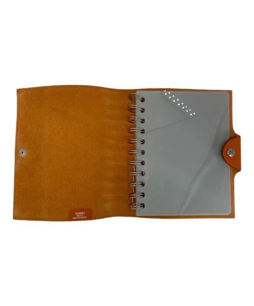 HERMES（エルメス）HERMES (エルメス) 手帳カバー オレンジの古着・服飾アイテム