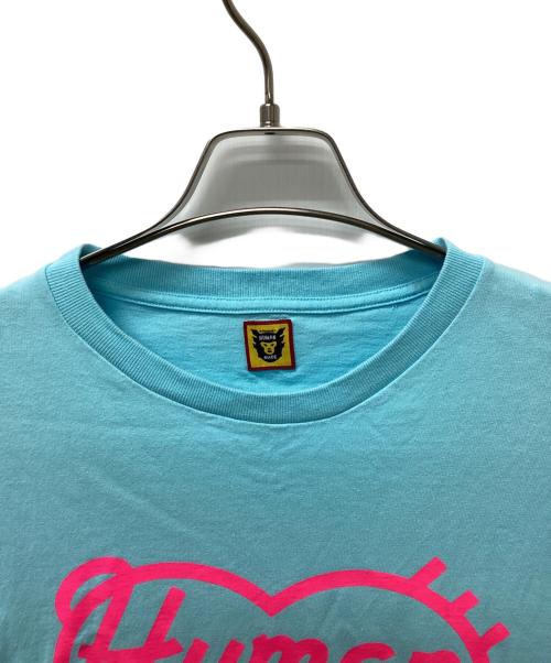 HUMAN MADE（ヒューマンメイド）HUMAN MADE (ヒューマンメイド) ハートTシャツ ブルー サイズ:XLの古着・服飾アイテム