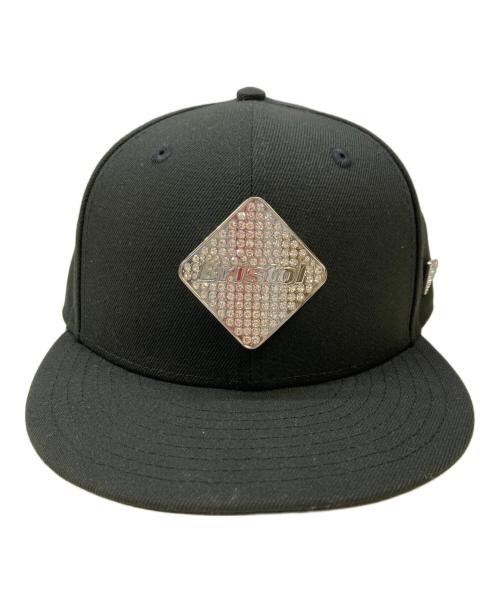 F.C.R.B.（エフシーレアルブリストル）F.C.R.B. (エフシーレアルブリストル) New Era (ニューエラ) ラインストーンキャップ ブラック サイズ:71/2(59.6cm)の古着・服飾アイテム