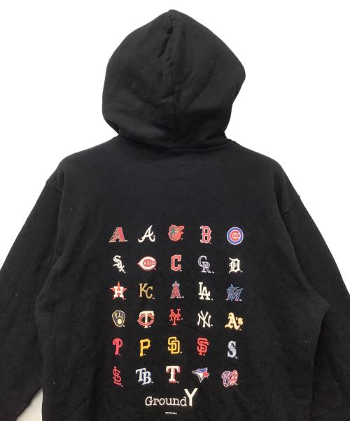 New Era（ニューエラ）New Era (ニューエラ) GROUND Y (グラウンドワイ) パーカー ブラック サイズ:XLの古着・服飾アイテム