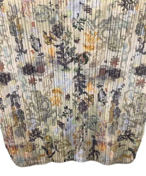 PLEATS PLEASE（プリーツプリーズ）PLEATS PLEASE (プリーツプリーズ) 長袖ブラウス グレーマルチ サイズ:4の古着・服飾アイテム