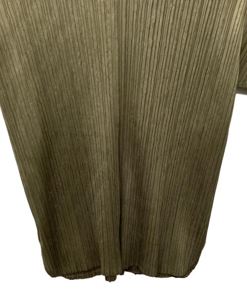 PLEATS PLEASE（プリーツプリーズ）PLEATS PLEASE (プリーツプリーズ) カーディガン オリーブ サイズ:4の古着・服飾アイテム