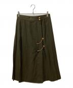 CHANELシャネル）の古着「ロングスカート」｜オリーブ