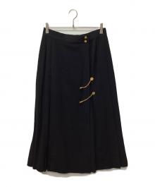 CHANEL（シャネル）の古着「90s ロングスカート」｜ブラック