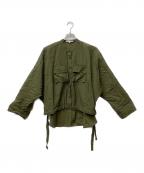 UN3D.アンスリード）の古着「アウトポケットドルマンシャツ」｜オリーブ