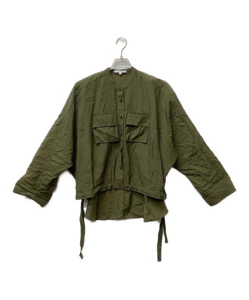 UN3D.（アンスリード）UN3D. (アンスリード) アウトポケットドルマンシャツ オリーブ サイズ:FREEの古着・服飾アイテム