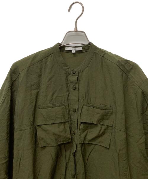 UN3D.（アンスリード）UN3D. (アンスリード) アウトポケットドルマンシャツ オリーブ サイズ:FREEの古着・服飾アイテム