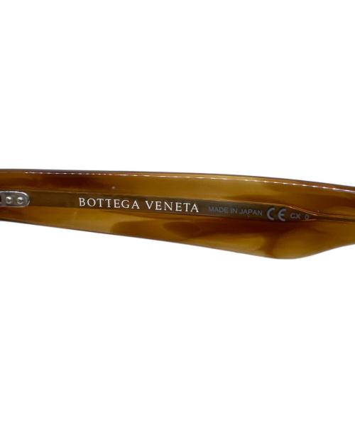BOTTEGA VENETA（ボッテガベネタ）BOTTEGA VENETA (ボッテガベネタ) サングラス ブラウンクリアの古着・服飾アイテム
