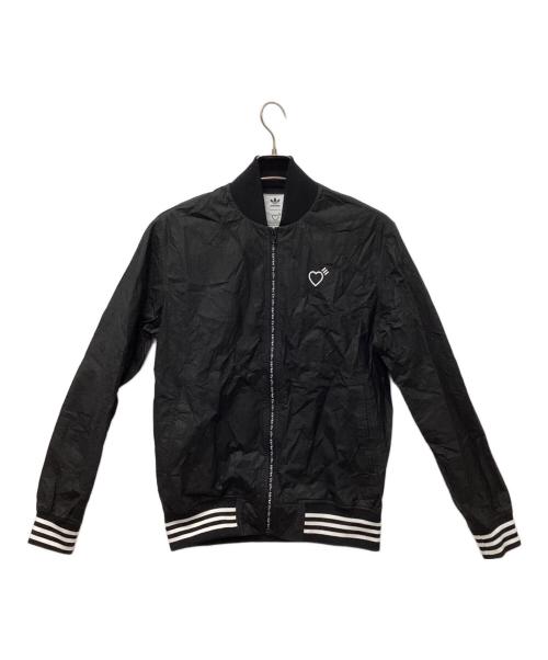 adidas（アディダス）adidas (アディダス) HUMAN MADE (ヒューマンメイド) トラックジャケット ブラック サイズ:XSの古着・服飾アイテム