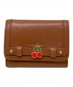 SEE BY CHLOEシーバイクロエ）の古着「2つ折り財布」｜ブラウン