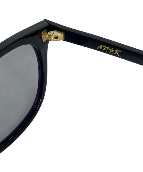 A.D.S.R.（エーディーエスアール）A.D.S.R. (エーディーエスアール) 眼鏡 ブラックの古着・服飾アイテム