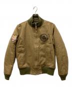 IRON HEARTアイアンハート）の古着「MA-1ジャケット」｜ブラウン