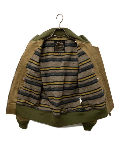 IRON HEART（アイアンハート）IRON HEART (アイアンハート) MA-1ジャケット ブラウン サイズ:Sの古着・服飾アイテム