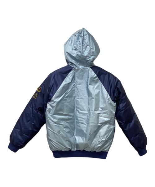 MONCLER（モンクレール）MONCLER (モンクレール) ダウンジャケット ブルー サイズ:表記なしの古着・服飾アイテム