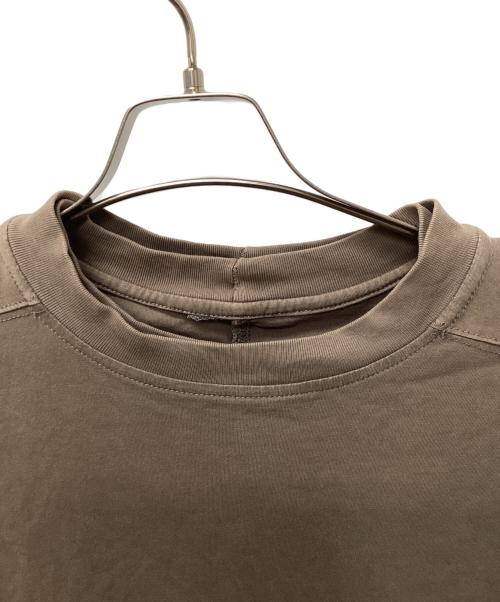 RICK OWENS DRKSHDW（リックオウエンス ダークシャドウ）RICK OWENS DRKSHDW (リックオウエンス ダークシャドウ) フェイクレイヤードカットソー ベージュ サイズ:Sの古着・服飾アイテム