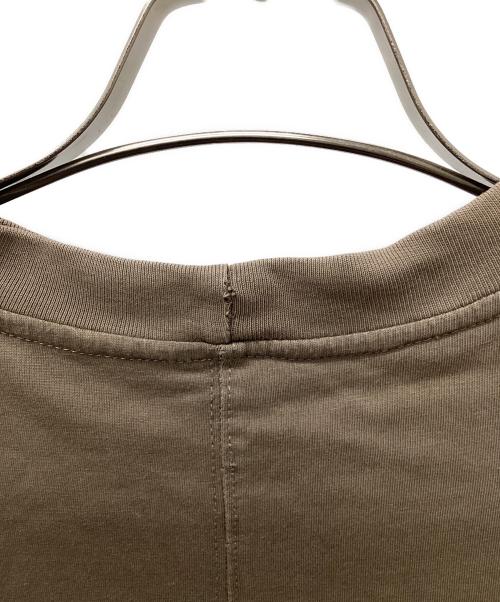 RICK OWENS DRKSHDW（リックオウエンス ダークシャドウ）RICK OWENS DRKSHDW (リックオウエンス ダークシャドウ) フェイクレイヤードカットソー ベージュ サイズ:Sの古着・服飾アイテム