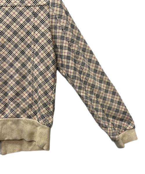 BURBERRY BLUE LABEL（バーバリーロンドンブルーレーベル）BURBERRY BLUE LABEL (バーバリーロンドンブルーレーベル) ノバチェックジップアップジャケット ベージュ サイズ:38の古着・服飾アイテム