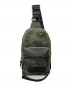 COACHコーチ）の古着「ボディーバッグ」｜グリーン×ブラック